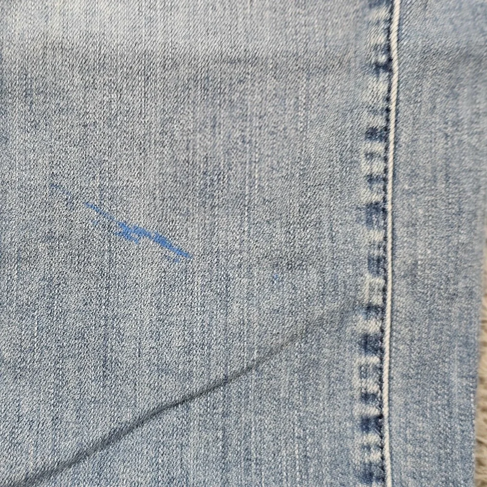 Fidelity Jeans Mens 38 Blue Stretch Denim Torino Texan Slim Fit M5090 Ink Stain